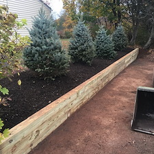 Retaining wall blue spruces hillsborough nj