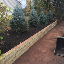 Retaining wall blue spruces hillsborough nj
