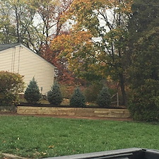Retaining wall blue spruces hillsborough nj